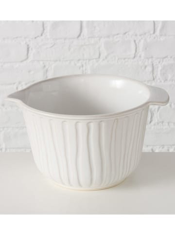 Boltze Miska w kolorze białym - wys. 13,7 x Ø 21,4 cm