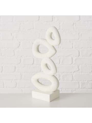 Boltze Figurka dekoracyjna "Maro" w kolorze kremowym - wys. 37 cm