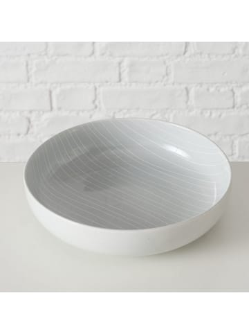 Boltze Talerz głęboki "Bergen" w kolorze szarym - Ø 21,4 cm