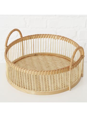 Boltze Taca "Lekika" w kolorze jasnobrązowym - Ø 30 cm