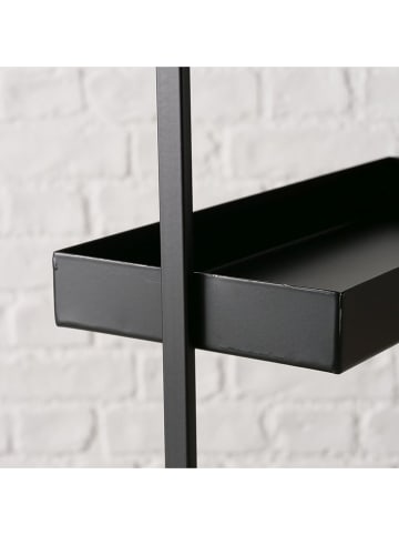 Boltze Etażerka "Jago" w kolorze czarnym - 31,5 x 38,4 x 13,4 cm