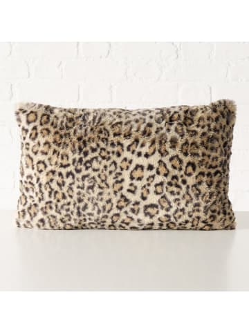 Boltze Poduszka "Leony" w kolorze jasnobrązowo-beżowym - 30 x 48 cm