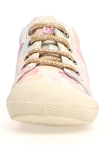 Naturino Leren loopleerschoenen "Cocoon" crème/meerkleurig