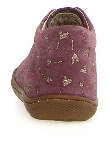 Naturino Leder-Lauflernschuhe "Cocoon" in Aubergine