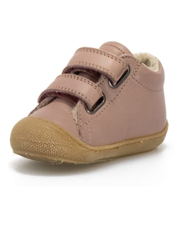 Naturino Skórzane sneakersy w kolorze jasnoróżowym