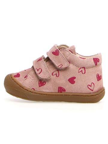 Naturino Leder-Lauflernschuhe "Cocoon" in Rosa/ Rot