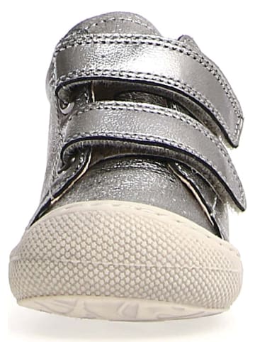Naturino Leder-Lauflernschuhe "Cocoon" in Silber