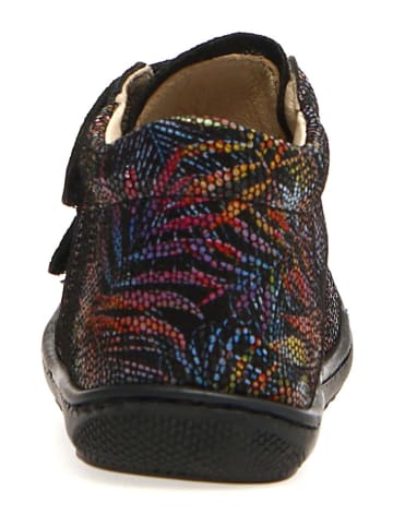 Naturino Leder-Lauflernschuhe "Cocoon" in Schwarz/ Bunt