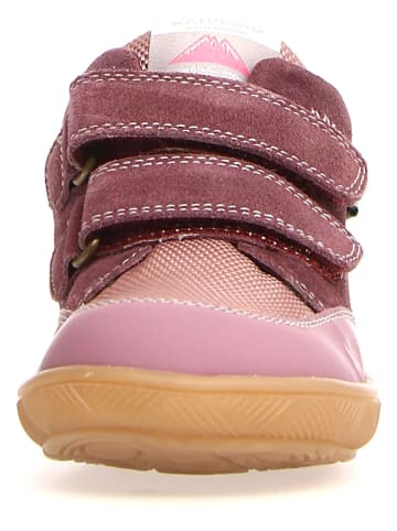 Naturino Leder-Sneakers "Wakini" in Aubergine