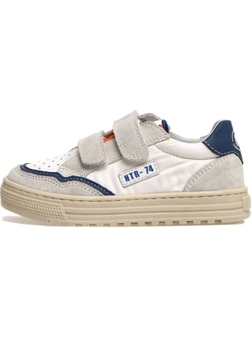 Naturino Skórzane sneakersy "Ariton" w kolorze biało-szarym