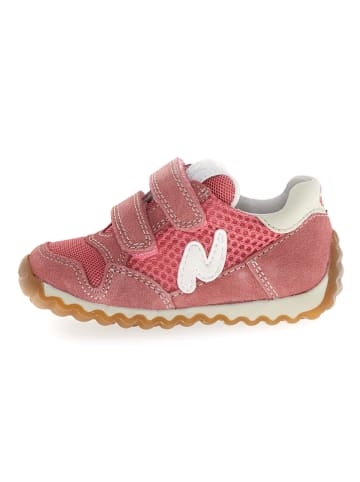 Naturino Skórzane sneakersy "Sanny" w kolorze jasnoróżowym