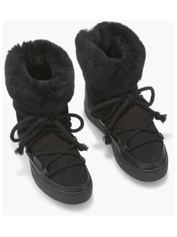 INUIKII Leder-Winterboots "Classic High" in Schwarz