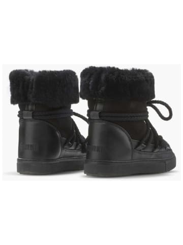 INUIKII Skórzane botki zimowe "Classic High" w kolorze czarnym