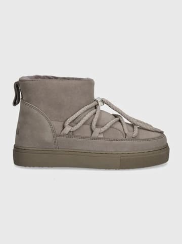 INUIKII Leder-Winterboots "Classic Low" in Grau