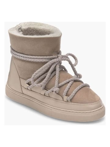 INUIKII Leder-Winterboots "Classic" in Beige