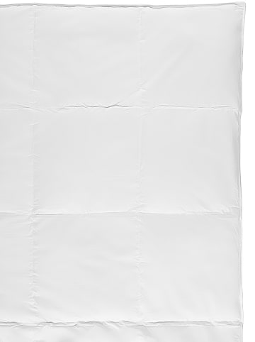 Schäfer Daunen-Kassettenstegdecke "Bayern - 100" in Weiß