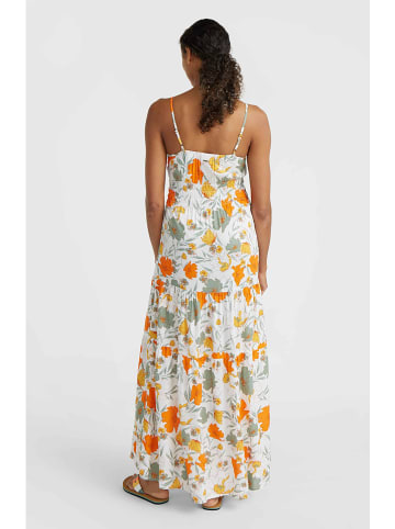 O´NEILL Sukienka "Quorra" w kolorze biało-zielono-pomarańczowym