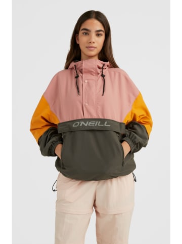 O'Neill Übergangsjacke in Khaki/ Rosa/ Gelb