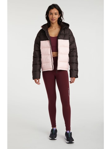O'Neill Steppjacke in Rosa/ Schwarz