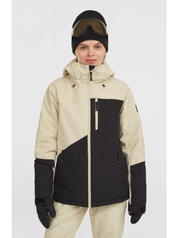 O'Neill Ski-/ Snowboardjacke in Schwarz/ Beige