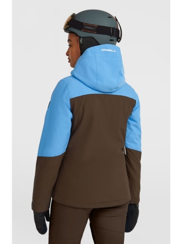O'Neill Ski-/snowboardjas bruin/blauw