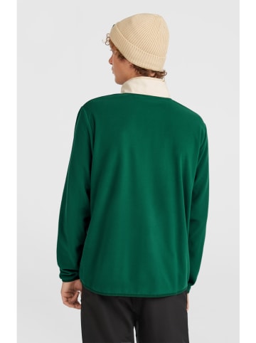 O'Neill Fleecepullover in Grün/ Schwarz/ Beige
