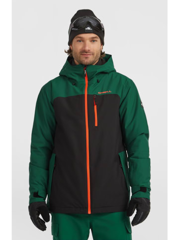 O'Neill Ski-/ Snowboardjacke in Schwarz/ Grün