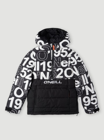O'Neill Funktionsjacke in Schwarz/ Weiß