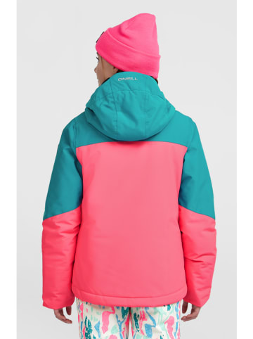 O'Neill Ski-/ Snowboardjacke in Pink/ Türkis