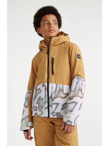 O'Neill Ski-/ Snowboardjacke in Hellbraun/ Grau