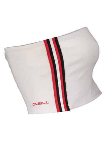 O'Neill Biustonosz bandeau "Sport Stripe" w kolorze białym