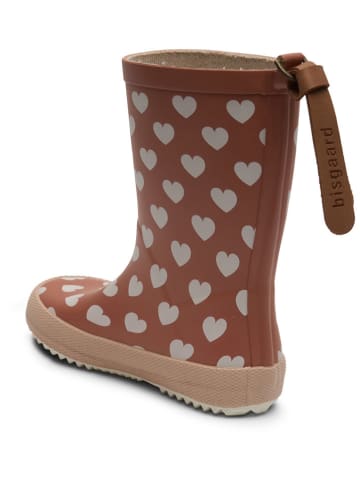 bisgaard Gummistiefel in Hellbraun/ Weiß