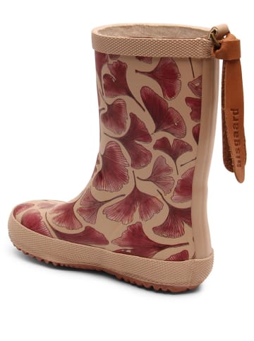 bisgaard Kalosze w kolorze beżowo-fioletowym