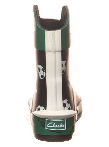 Clarks Rubberlaarzen "Tarri Goal" zwart/groen