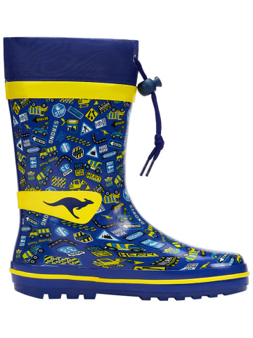 Kangaroos Kalosze "Adventure" w kolorze granatowym