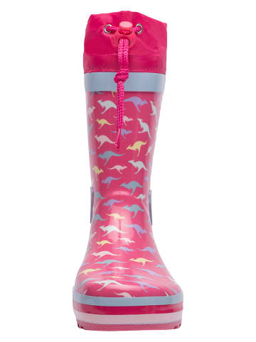 Kangaroos Rubberlaarzen "Summerrain" roze