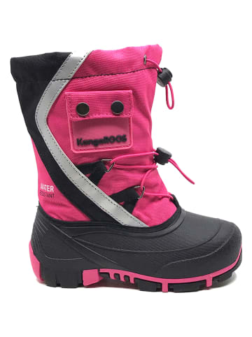 Kangaroos Rubberlaarzen "Kanga-Bean" roze/zwart