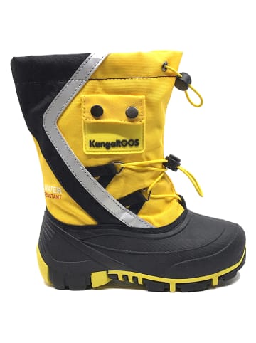 Kangaroos Rubberlaarzen "Kanga-Bean" geel/zwart