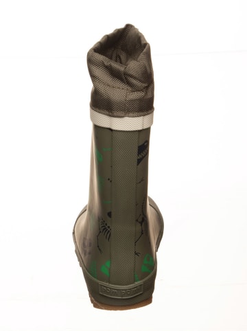 POM POM Gummistiefel in Khaki