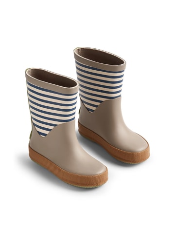 Wheat Gummistiefel "Juno" in Taupe/ Dunkelblau