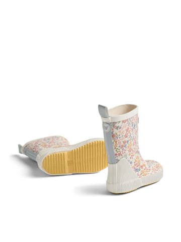 Wheat Kalosze "Welly" w kolorze kremowym ze wzorem