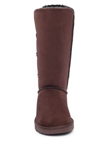 ISLAND BOOT Winterstiefel "Flora" in Dunkelbraun
