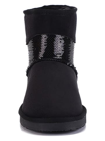 ISLAND BOOT Botki zimowe "Carson" w kolorze czarnym