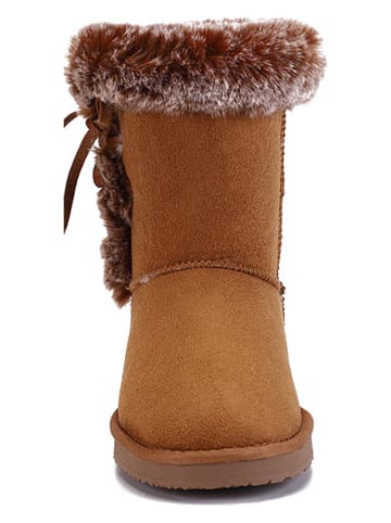 ISLAND BOOT Kozaki zimowe "Christy" w kolorze jasnobrązowym