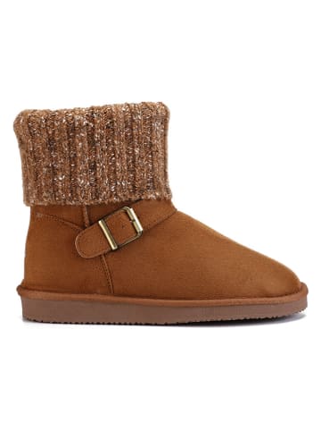 ISLAND BOOT Winterboots "Kourtney" in Hellbraun
