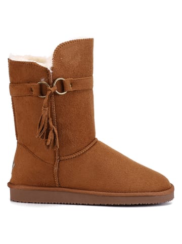 ISLAND BOOT Winterstiefel "Crawford" in Hellbraun