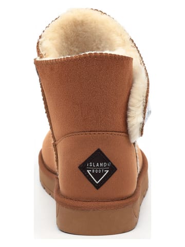 ISLAND BOOT Winterboots "Dona" in Hellbraun