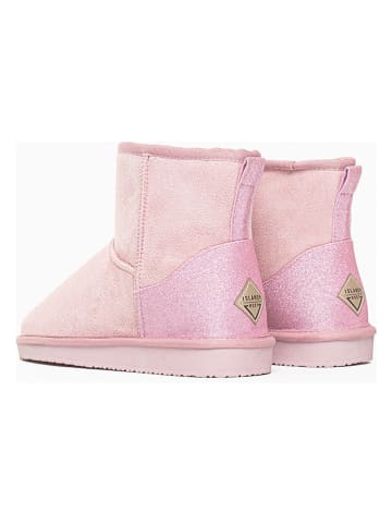 ISLAND BOOT Botki zimowe "Caspian" w kolorze jasnoróżowym