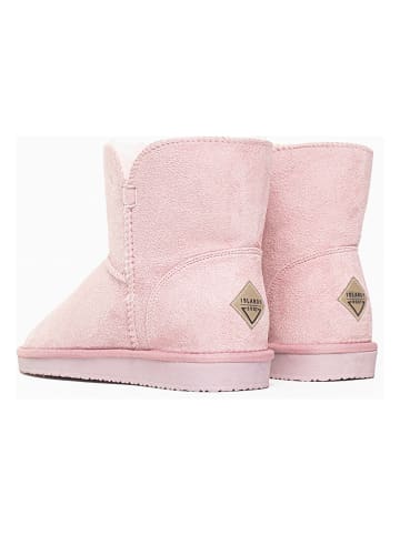 ISLAND BOOT Botki zimowe "Chloe" w kolorze jasnoróżowym