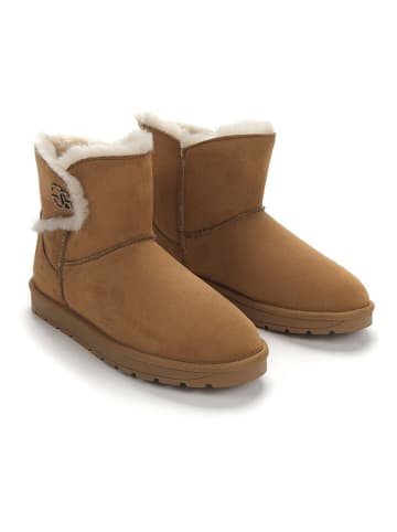 ISLAND BOOT Winterboots "Kabriela" in Hellbraun